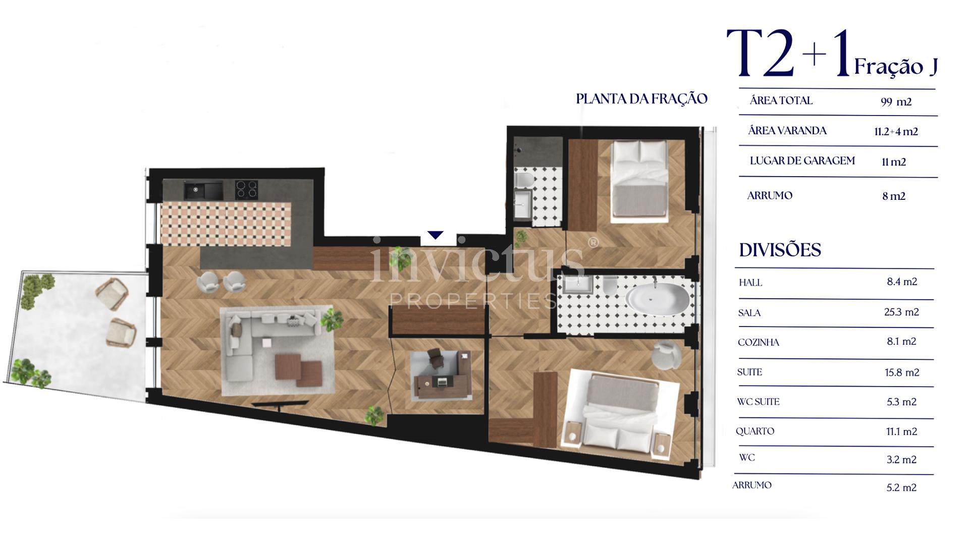 Apartamento T2+1 Venda em Cedofeita, Santo Ildefonso, Sé, Miragaia, São Nicolau e Vitória,Porto — foto 7