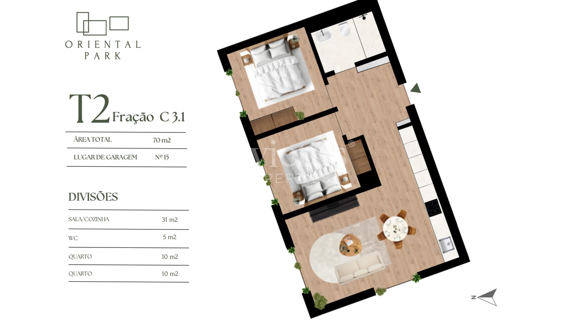 Apartamento T2 Venda em Campanhã,Porto — foto 7