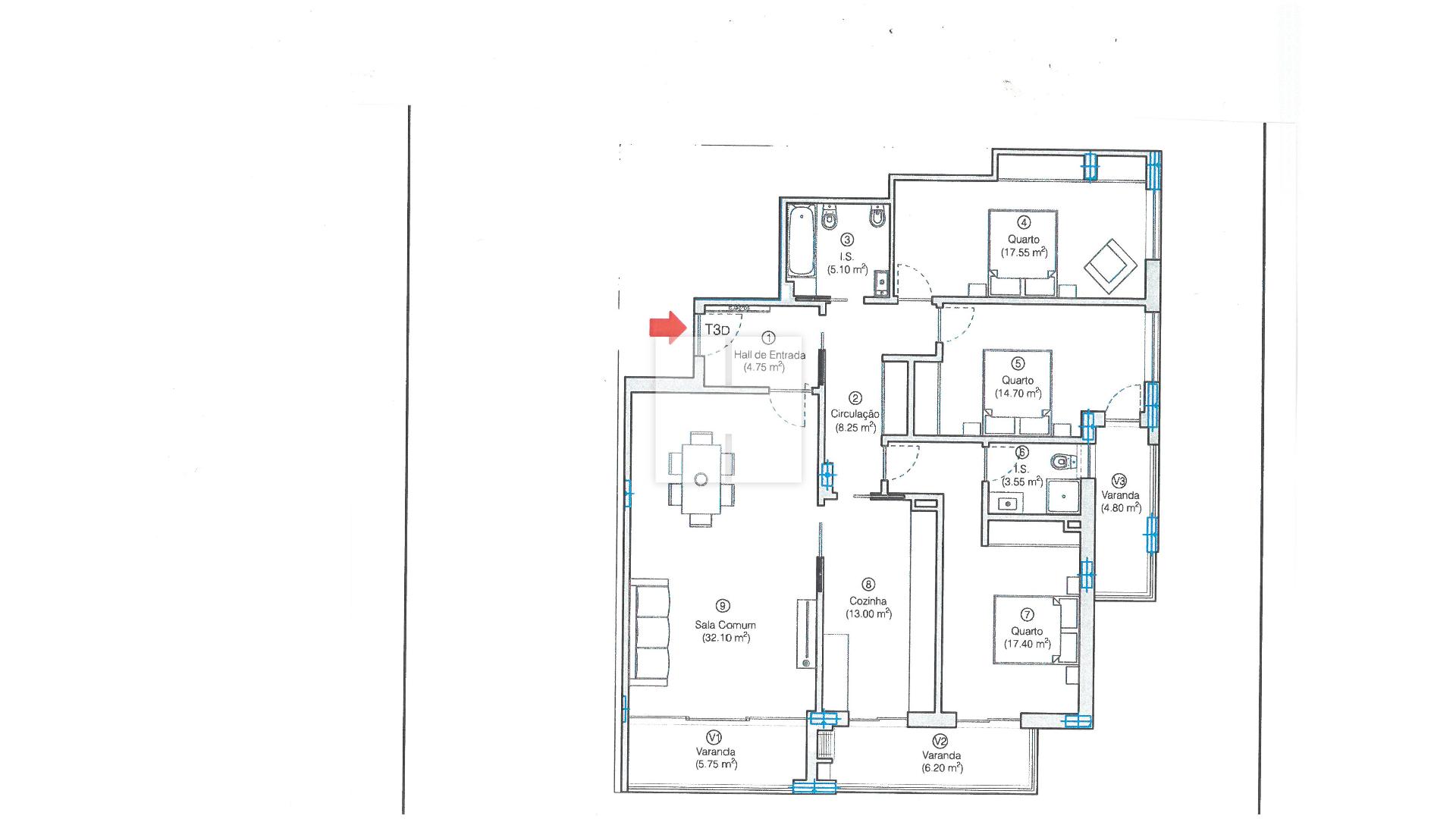 Apartamento T3 em Tavarede — foto 31