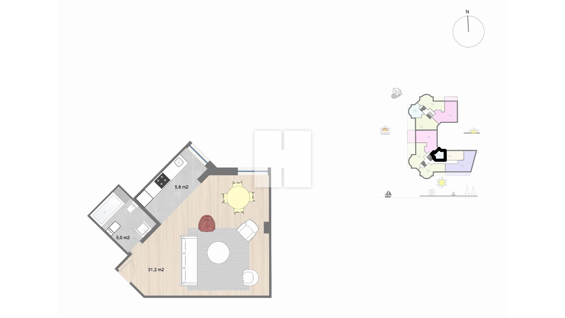 Apartamento T0 em Buarcos e São Julião — foto 11