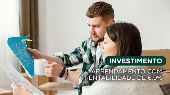 Sinais de oportunidade de investimento: arrendamento com rentabilidade de 6,9%